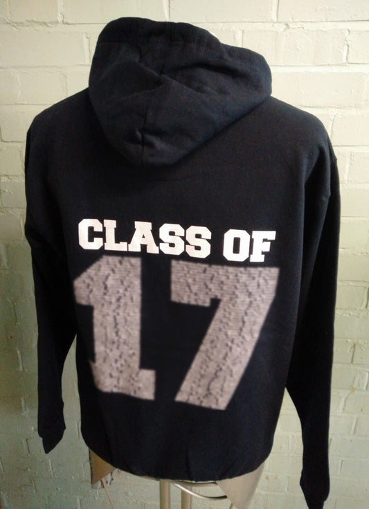 Black Duo Colour Leavers Hoodies 2017