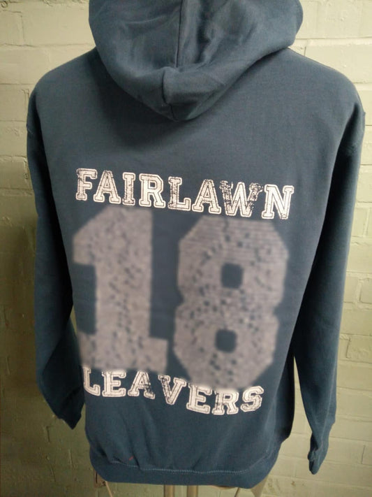 Blue Leavers Hoodies Class of 2018