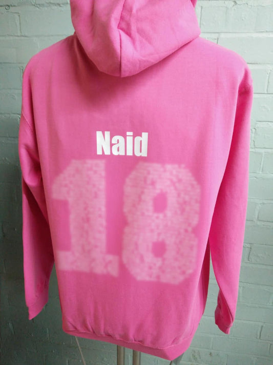 Bright Pink Leavers Hoodies 2018 Class