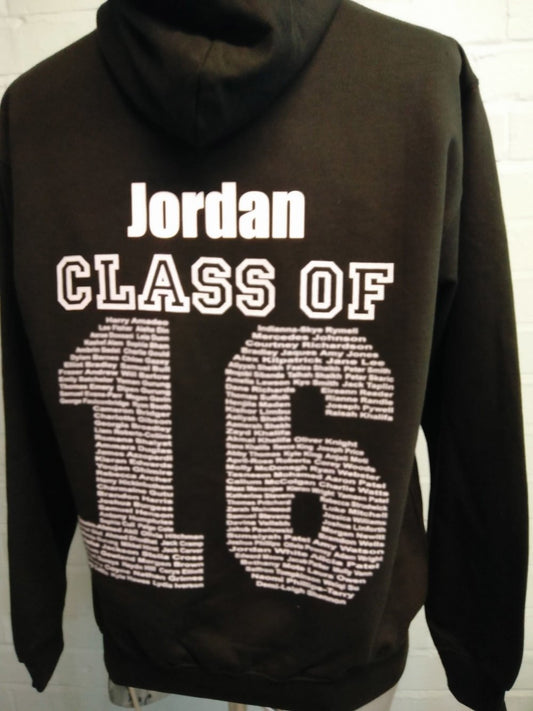 Class of 2016 Printed Hoodies