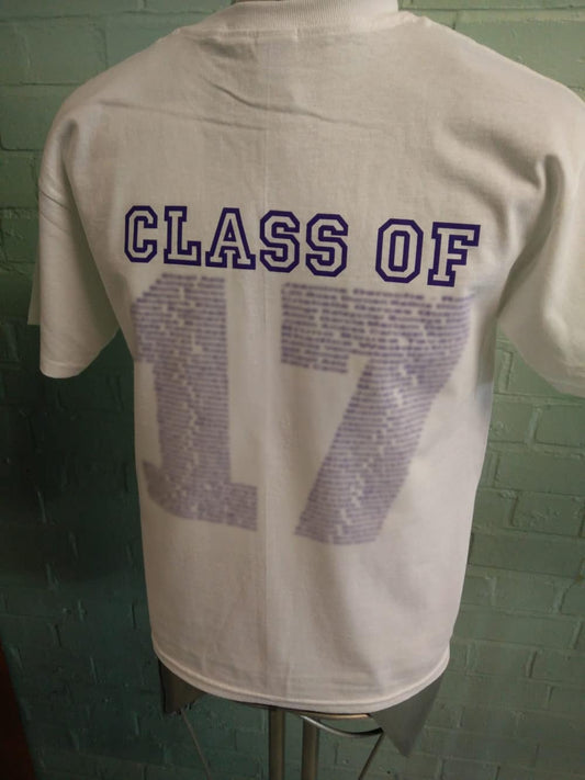 Class of 2017 Leavers White T-Shirts