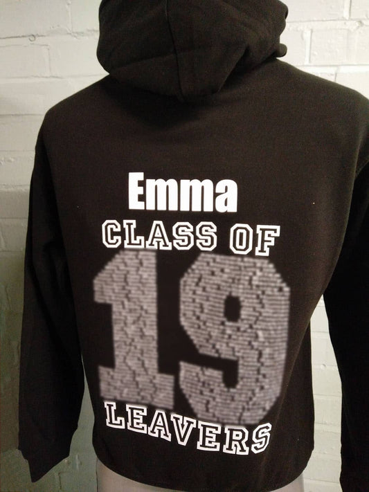 Class of 2019 Black Leavers Hoodies