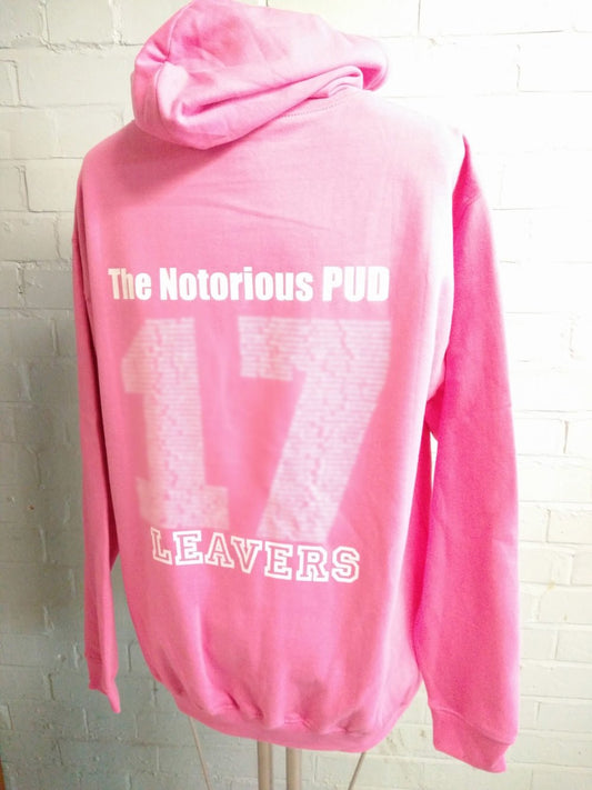 Conyers School Pink Leavers Hoodies 2017