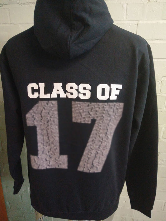 Dark Navy Class of 2017 Leavers Hoodies