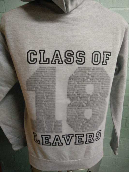 Duo Colour Leavers Hoodies 2018
