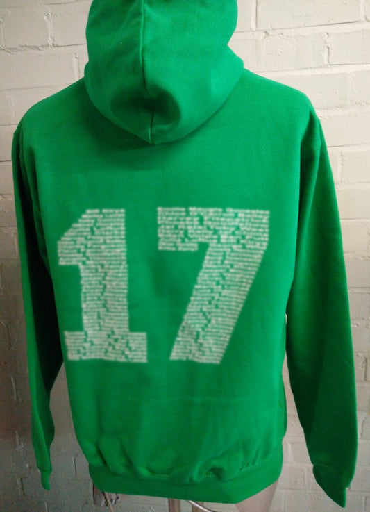 Green Class of 2017 Leavers Hoodies
