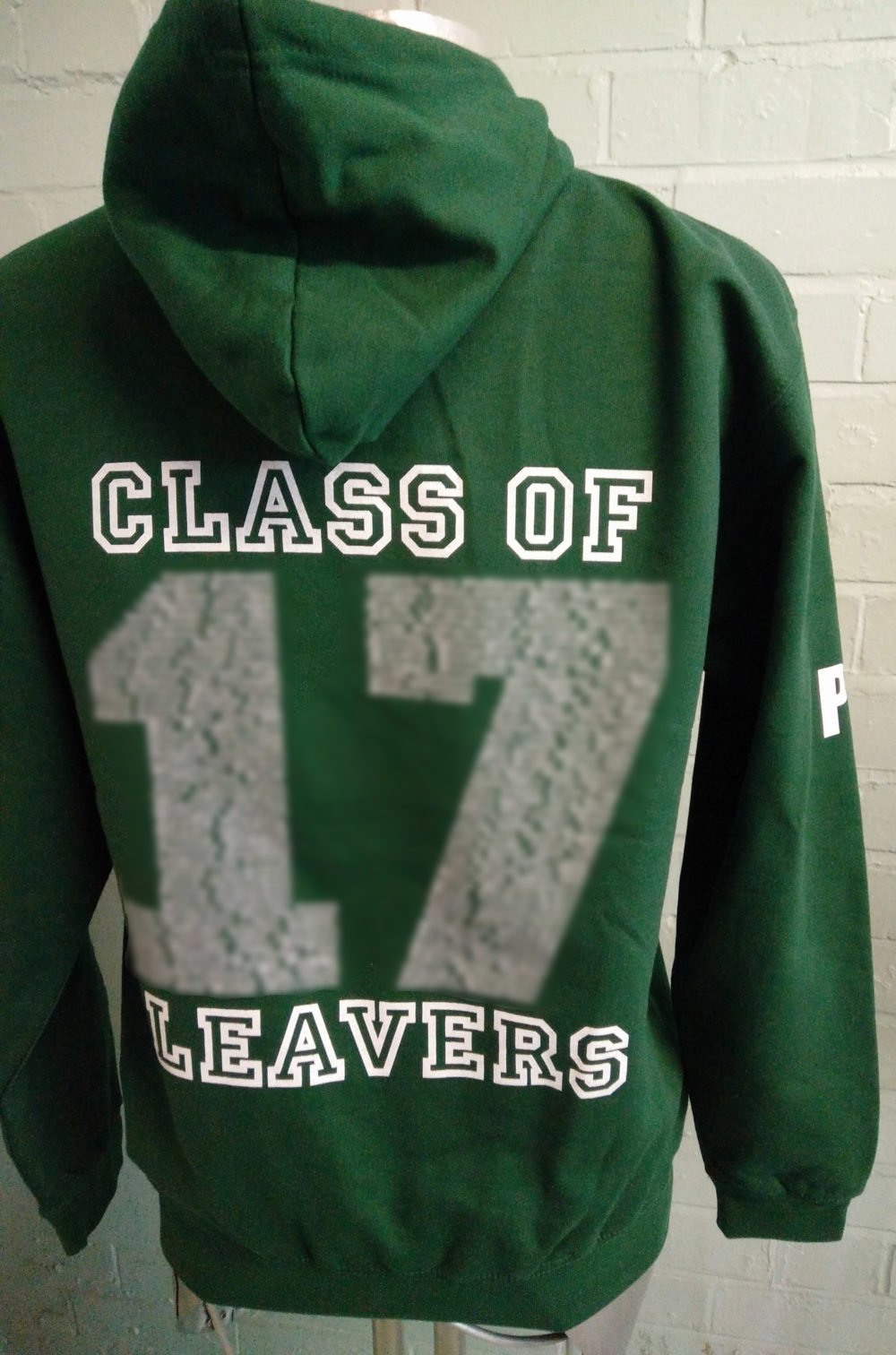 Green Leavers Hoodies 2017 with Red Hood