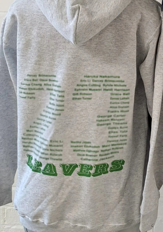 Grey Leavers Hoodie