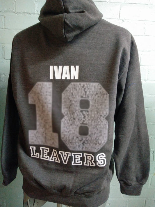 Grey Marl Class of 2018 Leavers Hoodies