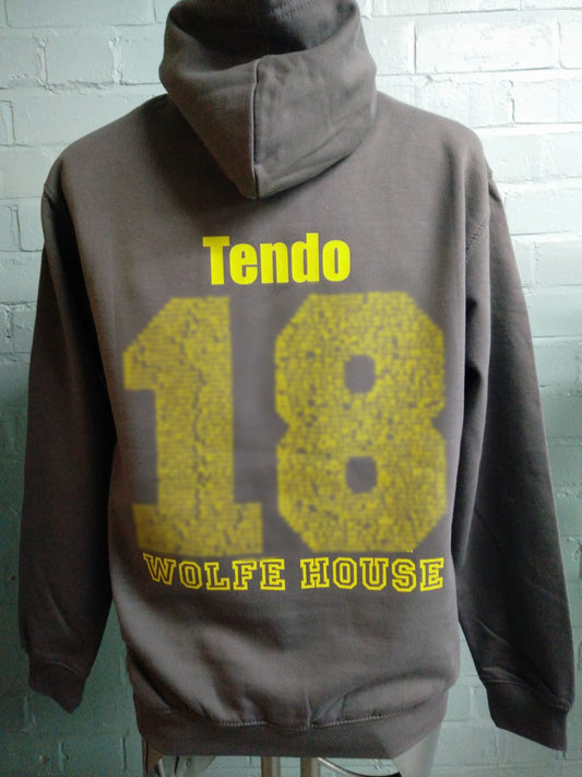 Grey and Yellow Leavers Hoodies Class of 2018