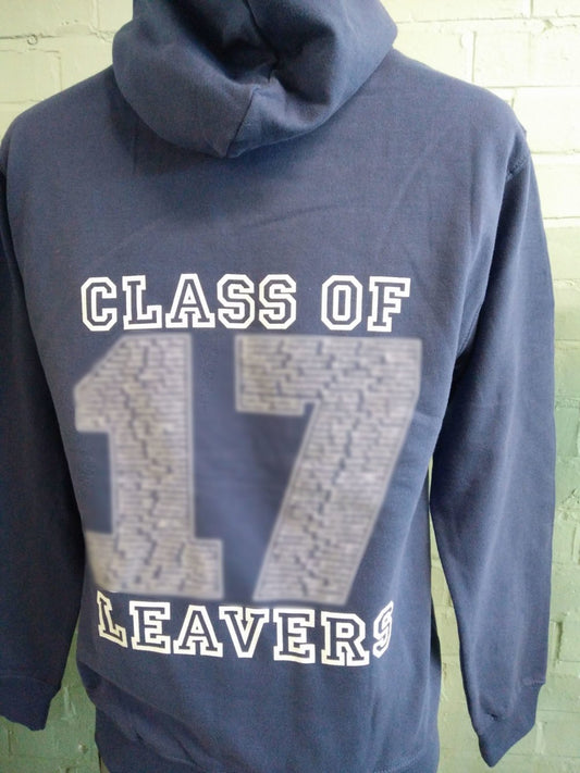 HRS Blue Custom Leavers Hoodies 2017