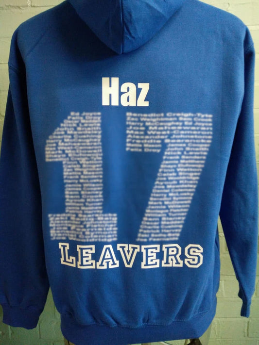 Hampton 2017 Blue Leavers Hoodies