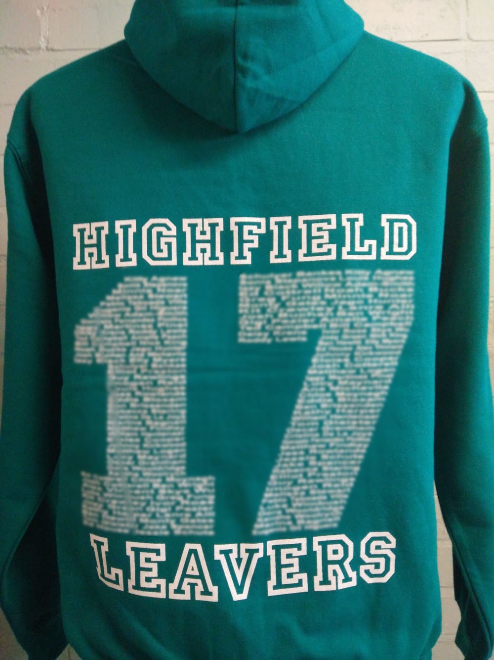 Highfield Green Leavers Hoodies 2017