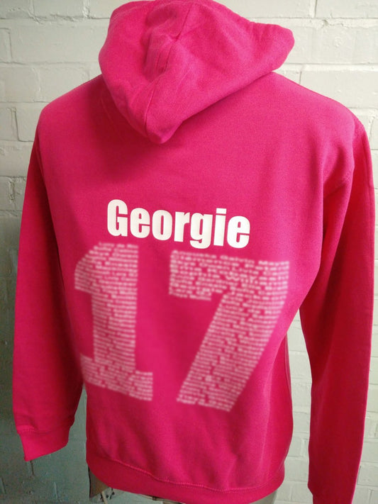 KPS Leavers 2017 Pink Hoodies