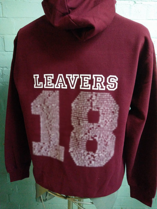 Langley Primary School Burgundy Leavers Hoodies