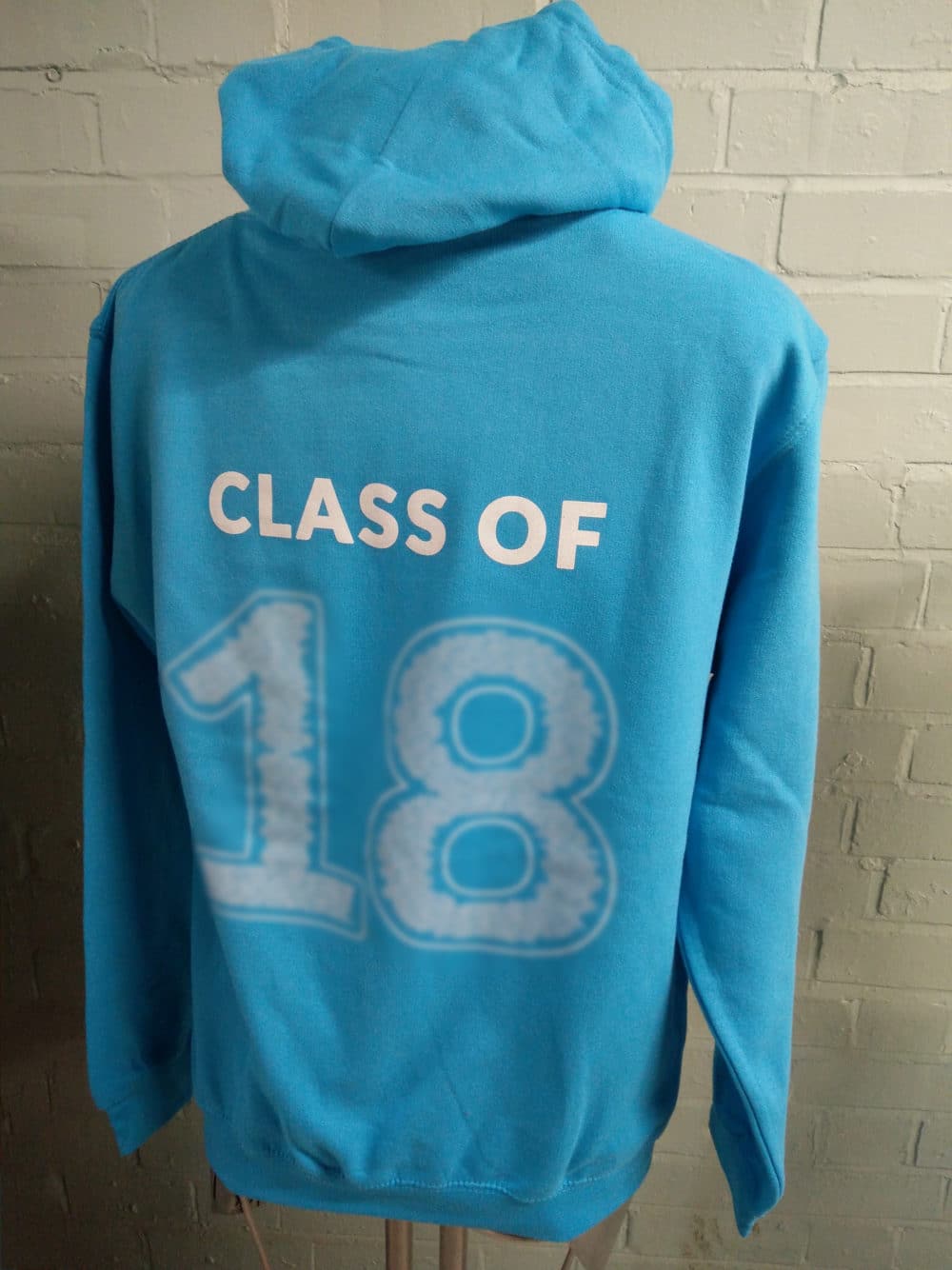 Light Blue Leavers Hoodies Class of 2018