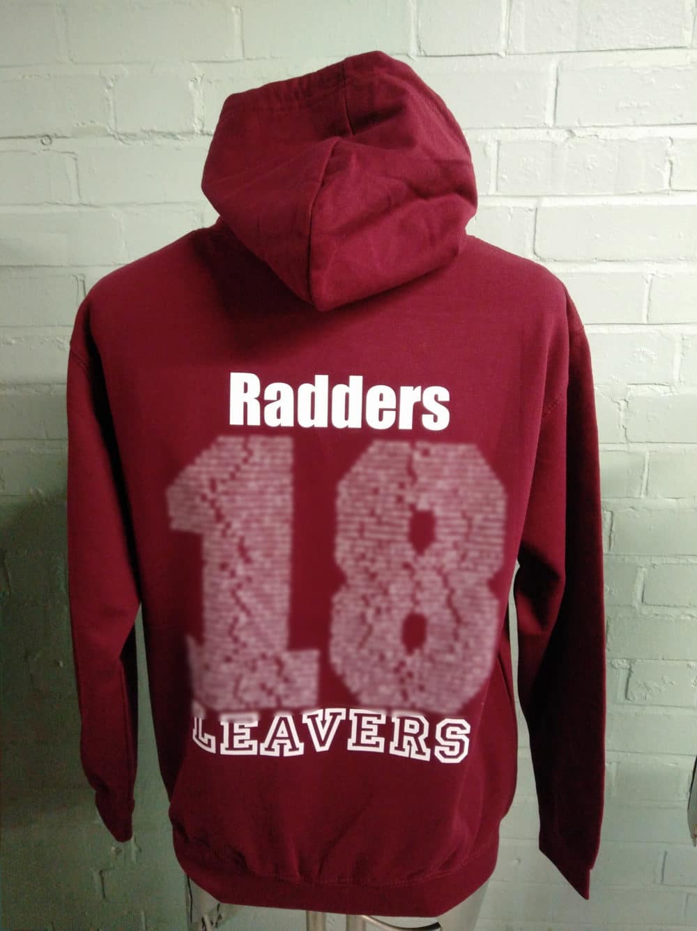 Ludlow Burgundy Leavers Hoodies 2018