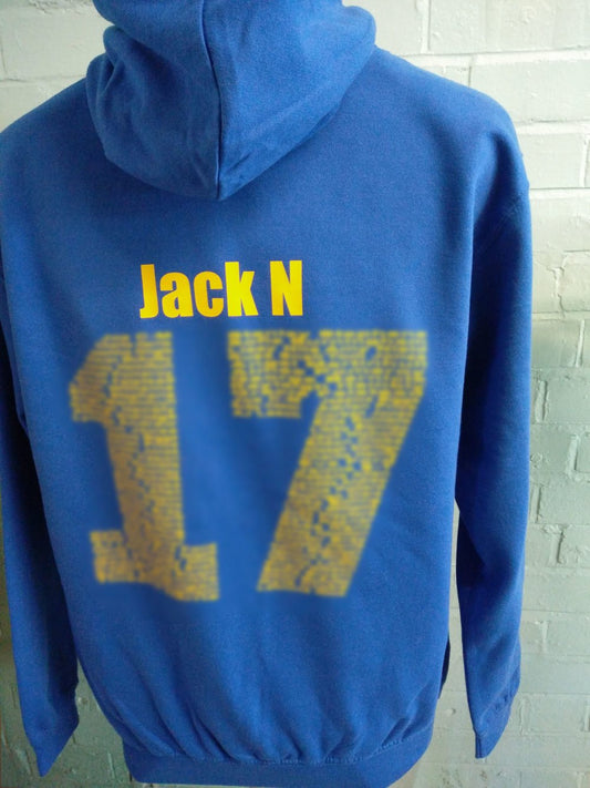 MCS Blue Custom Leavers Hoodies 2017