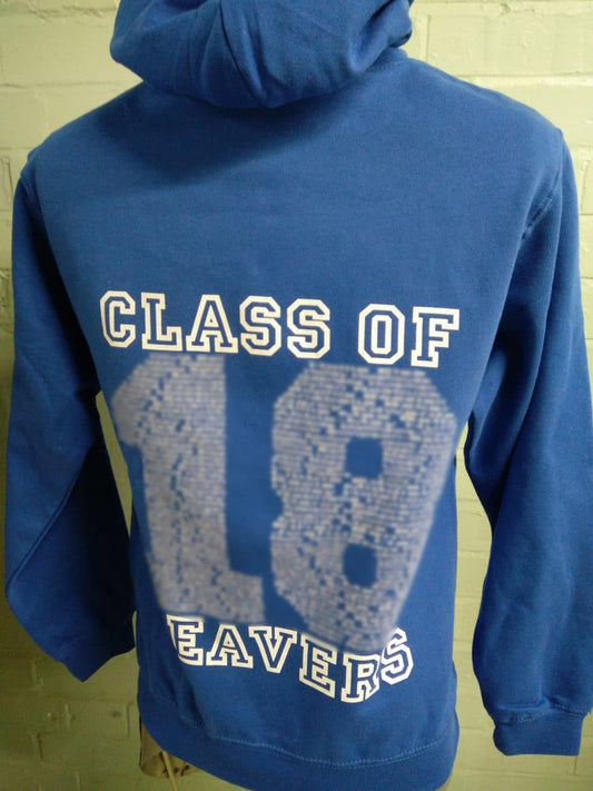 Mapplewells 2018 Blue Leavers Hoodies