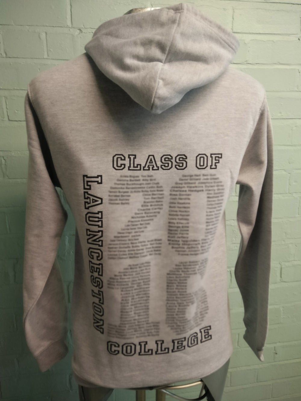 Marl Custom Grey Leavers Hoodies 2016