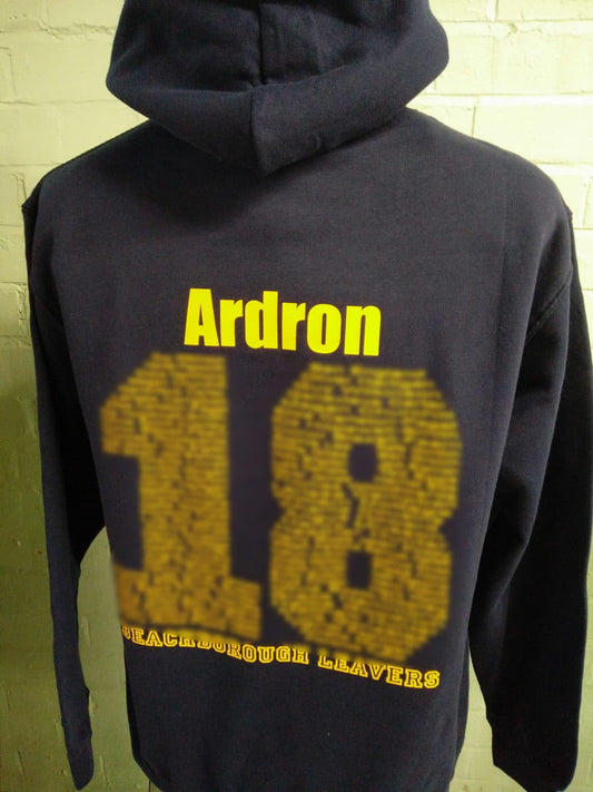 Navy Leavers Hoodies Class of 2018
