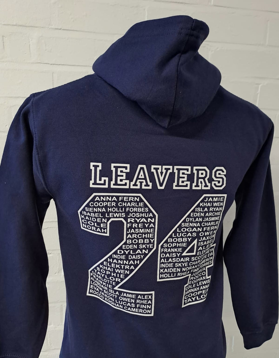 Navy leavers 2024 backs