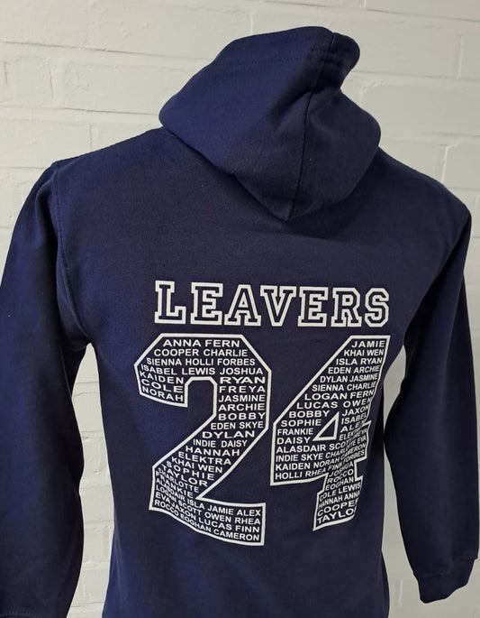 Navy leavers 2024 backs