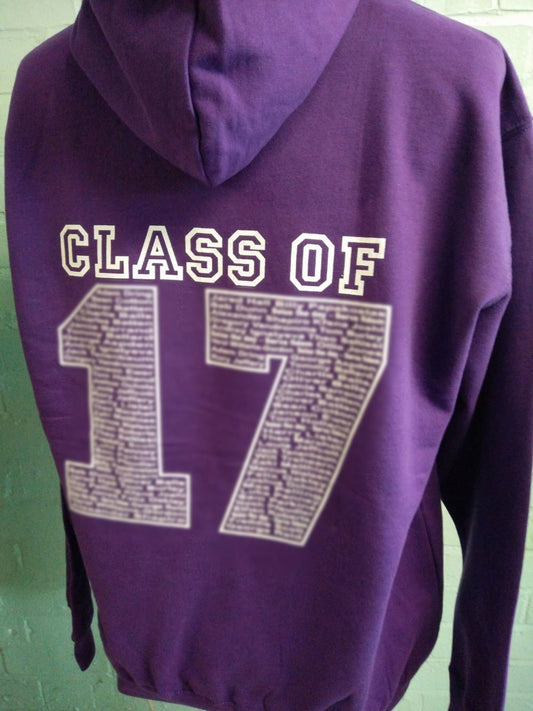 Parkside Custom Purple Leavers Hoodies 2017