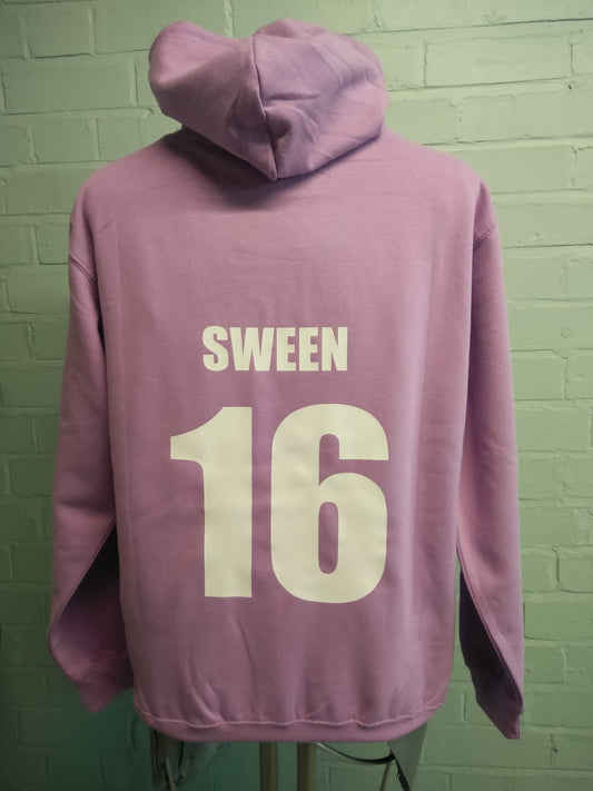 Pink 2016 Printed Leavers Hoodie