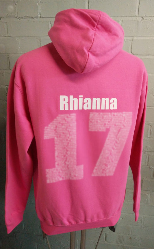 Pink Leavers Hoodies 2017