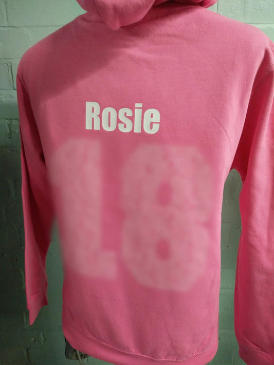 Pink Owl Leavers Hoodies 2018 Bespoke Print 1