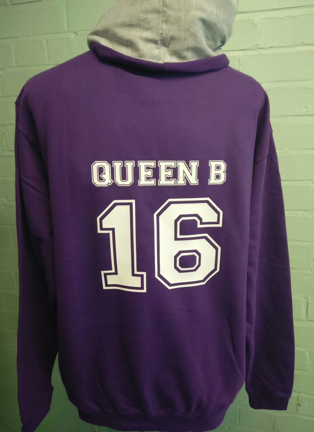 Purple 2 Colour Leavers Hoodies