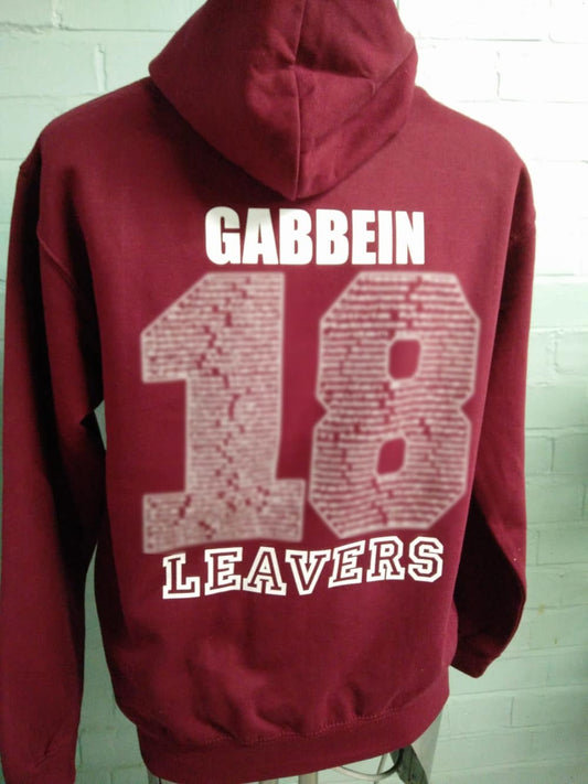 Springburn Burgundy Leavers Hoodies