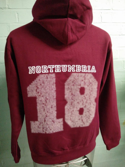 St Johns Burgundy Leavers Hoodies 1