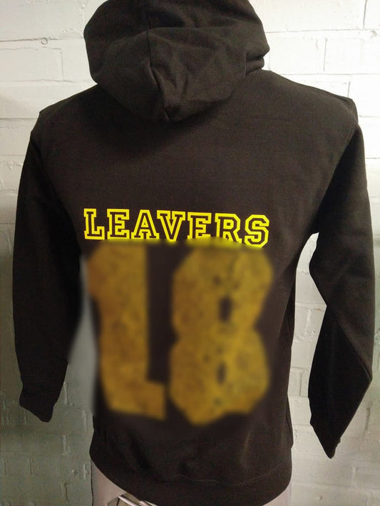 St Peters School Black Leavers Hoodies 2018 Class 1