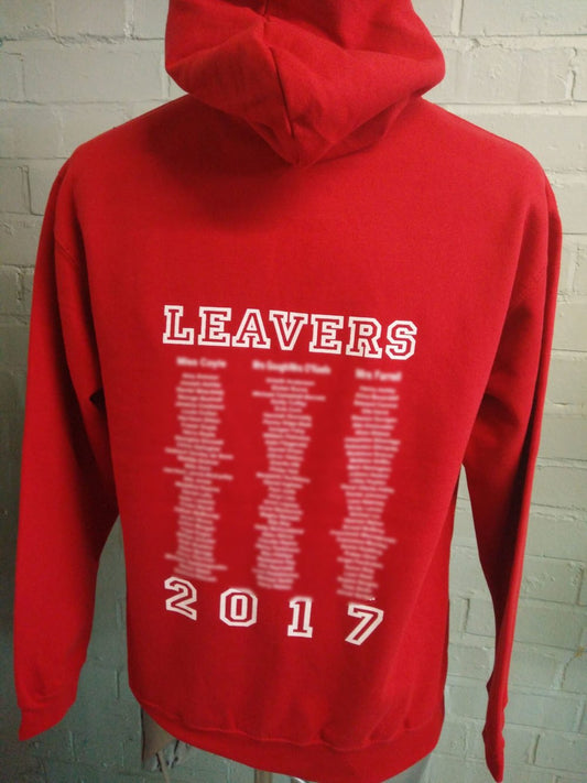 St Vincents School Leavers Hoodies 2017