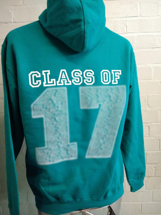 Turquoise Leavers Hoodies 2017