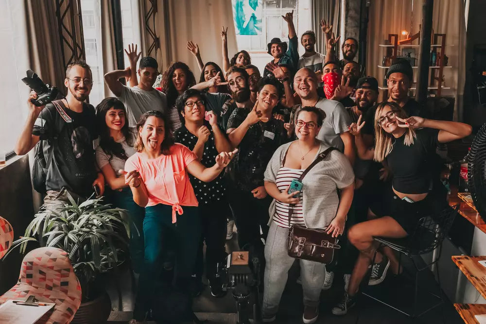 Group of young people/students