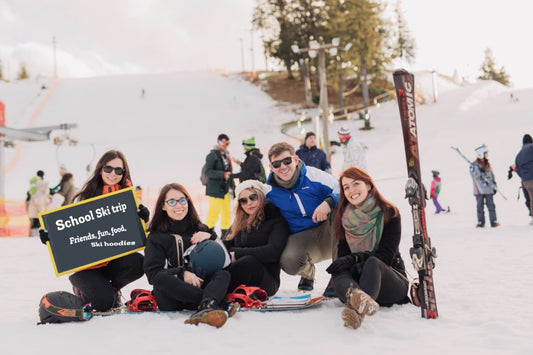 Ski hoodies group