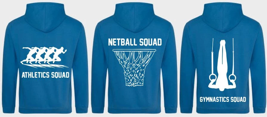 Sports team hoodies