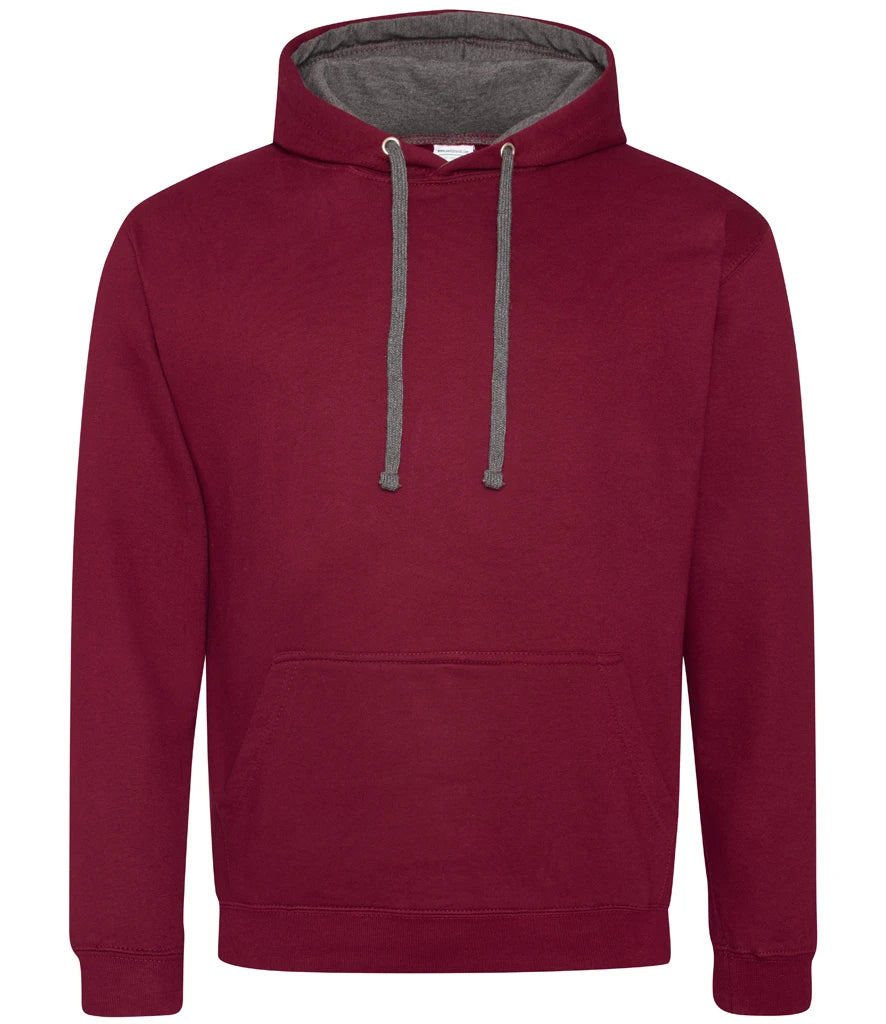 Burgundy & Charcoal