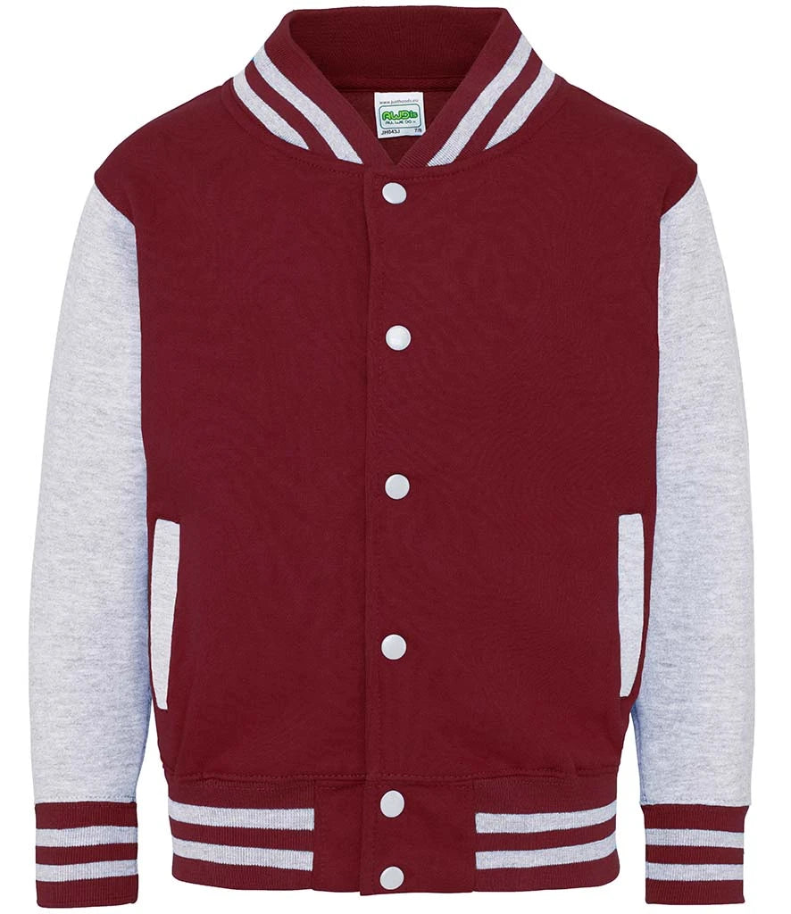 Burgundy & Heather Grey