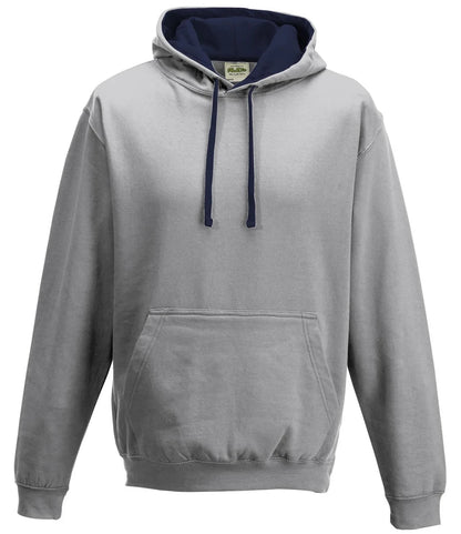 Heather Grey & New French Navy