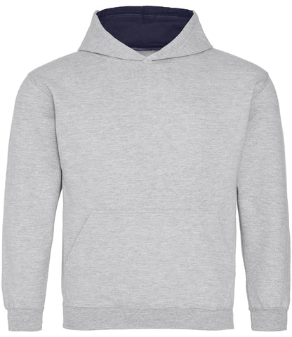 Heather Grey & New French Navy