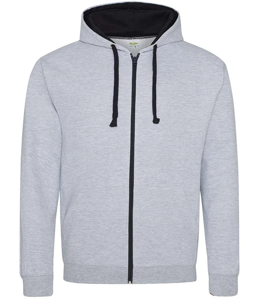 Heather Grey & New French Navy