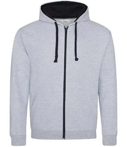 Heather Grey & New French Navy