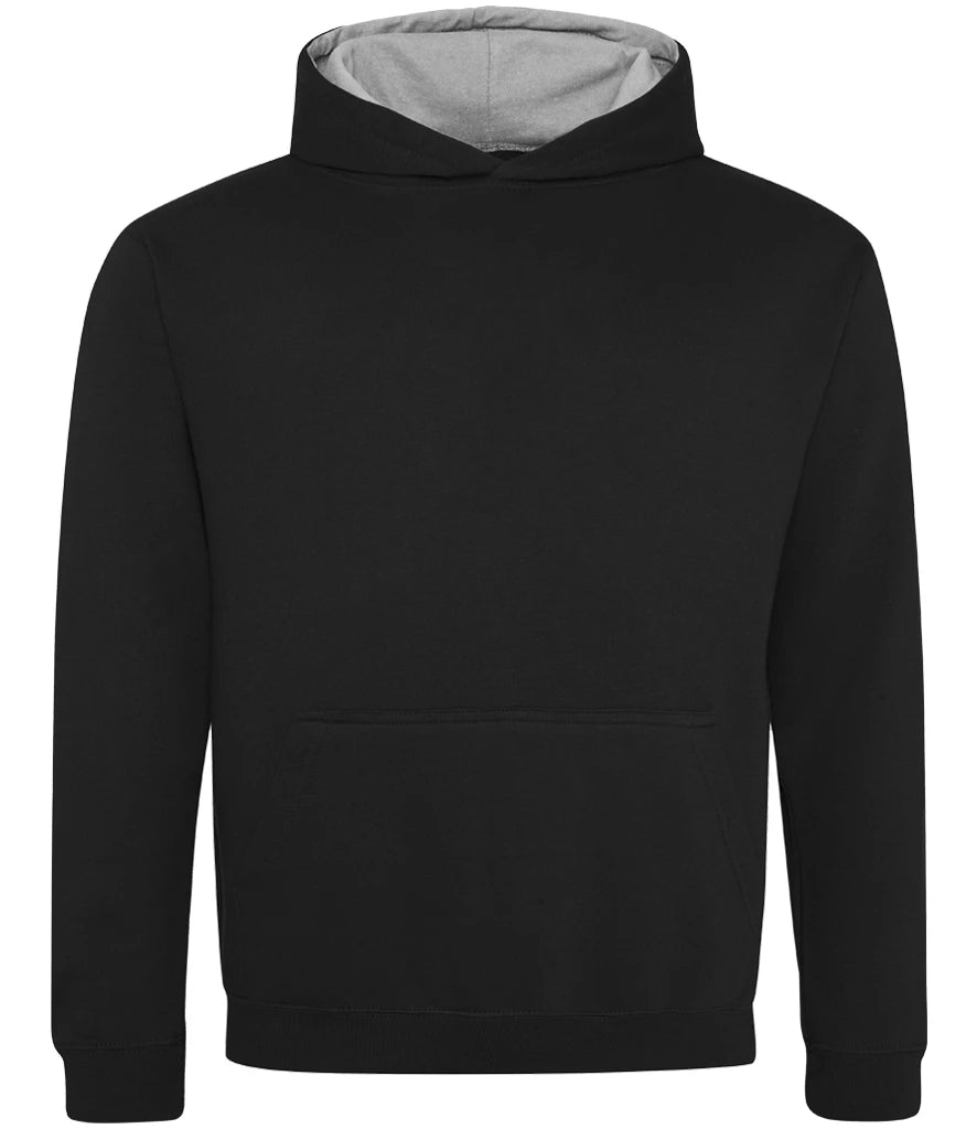 Jet Black & Heather Grey