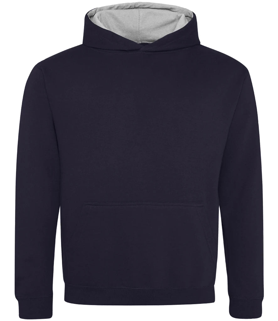 New French Navy & Heather Grey