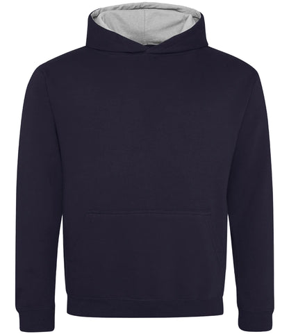 New French Navy & Heather Grey